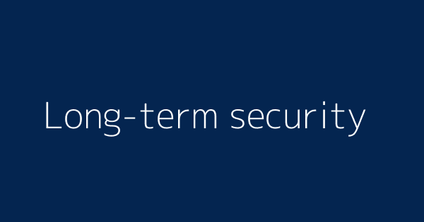 Long-Term Security